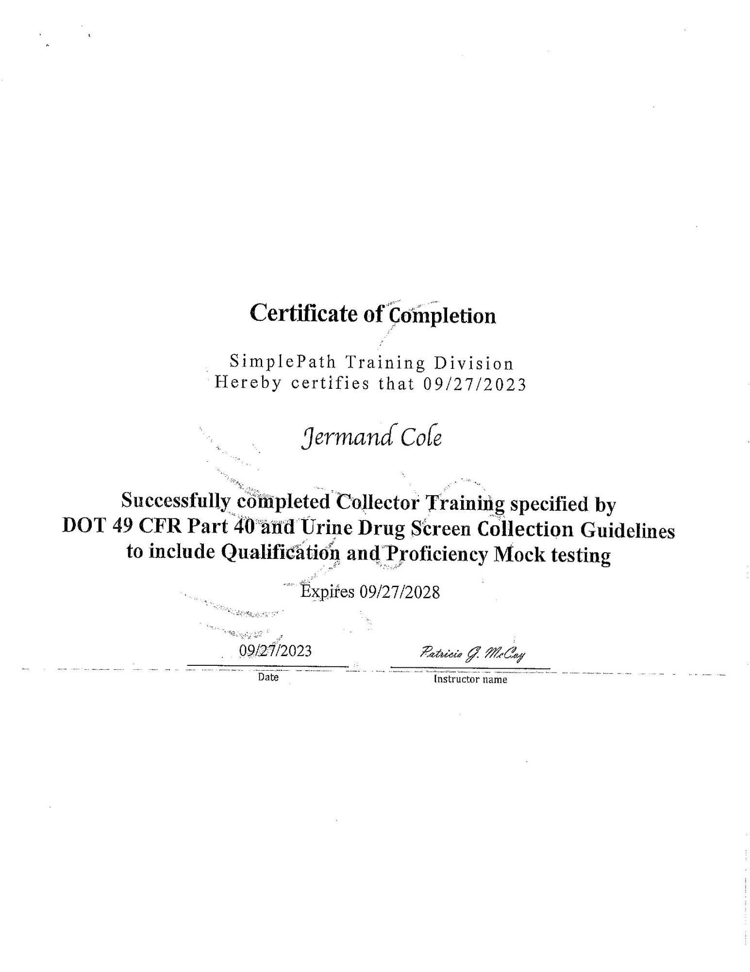 Jermand - Certified Professional Collector