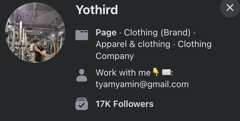 Yothird on Facebook — 17K followers
