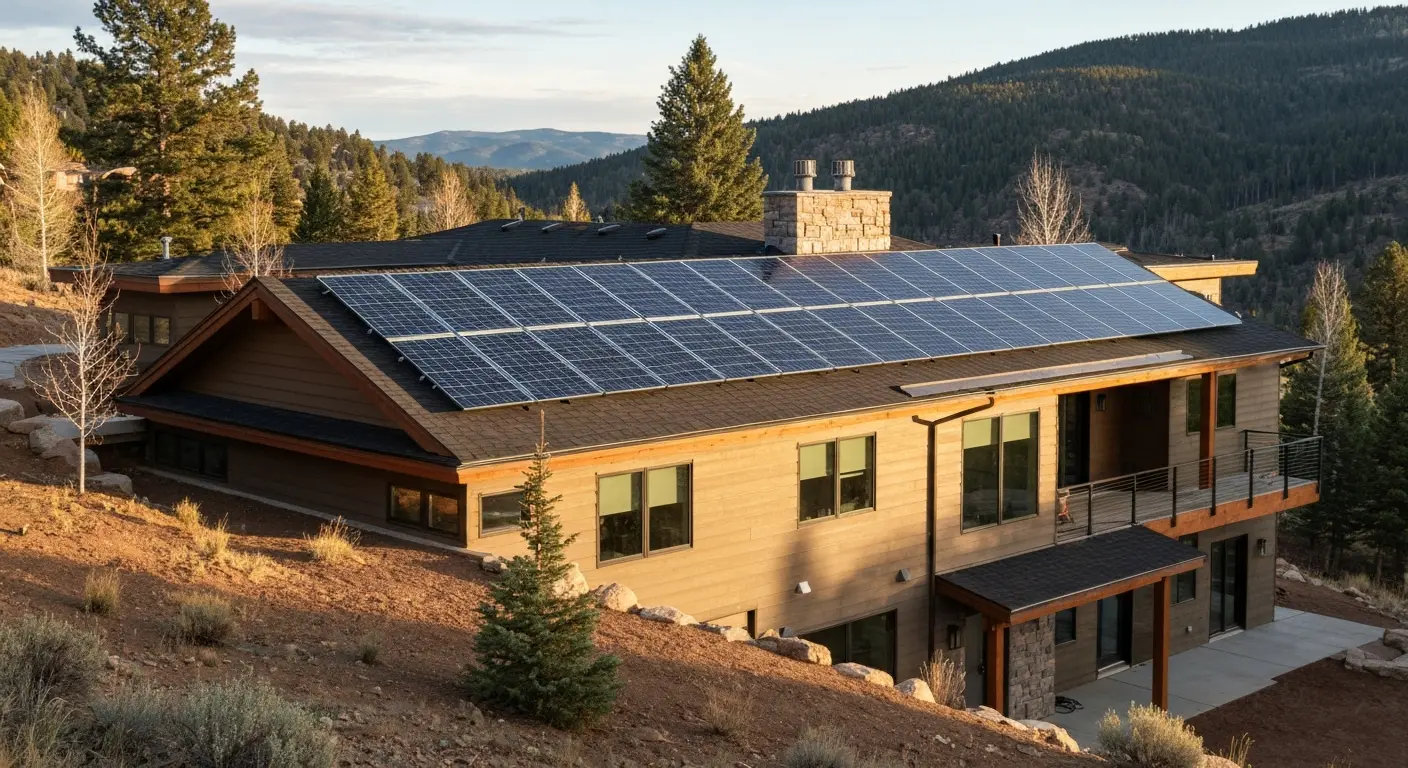 Energy-efficient custom home