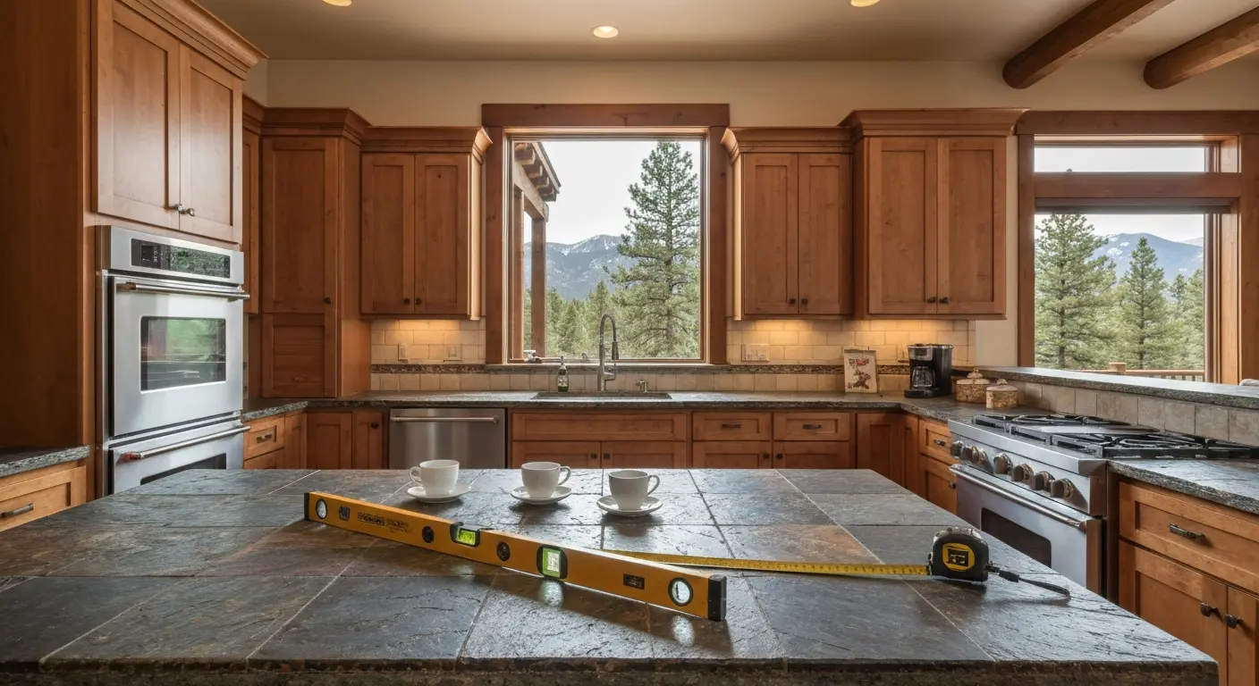 Mountain home remodeling project