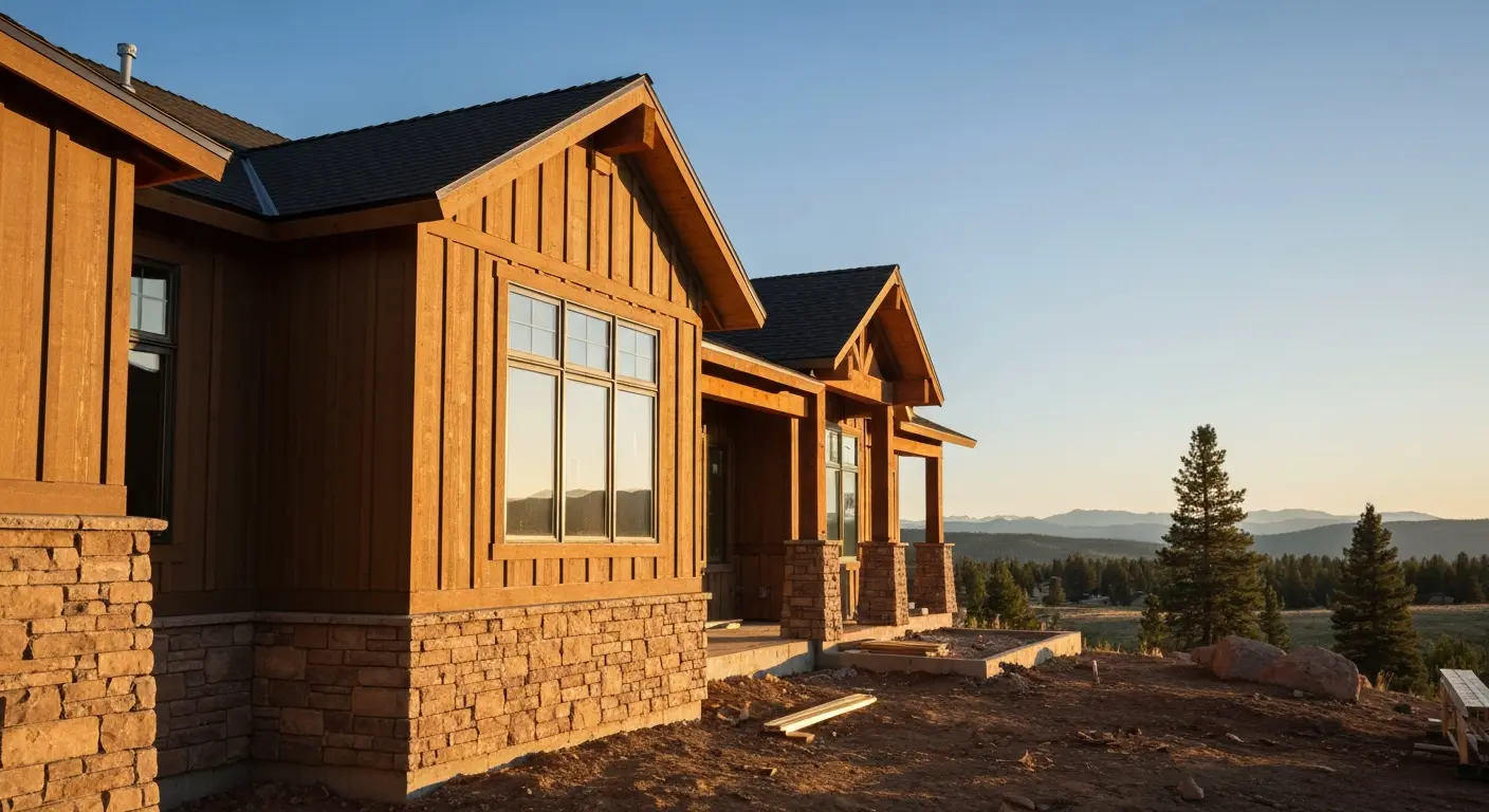 Custom home construction in Granby