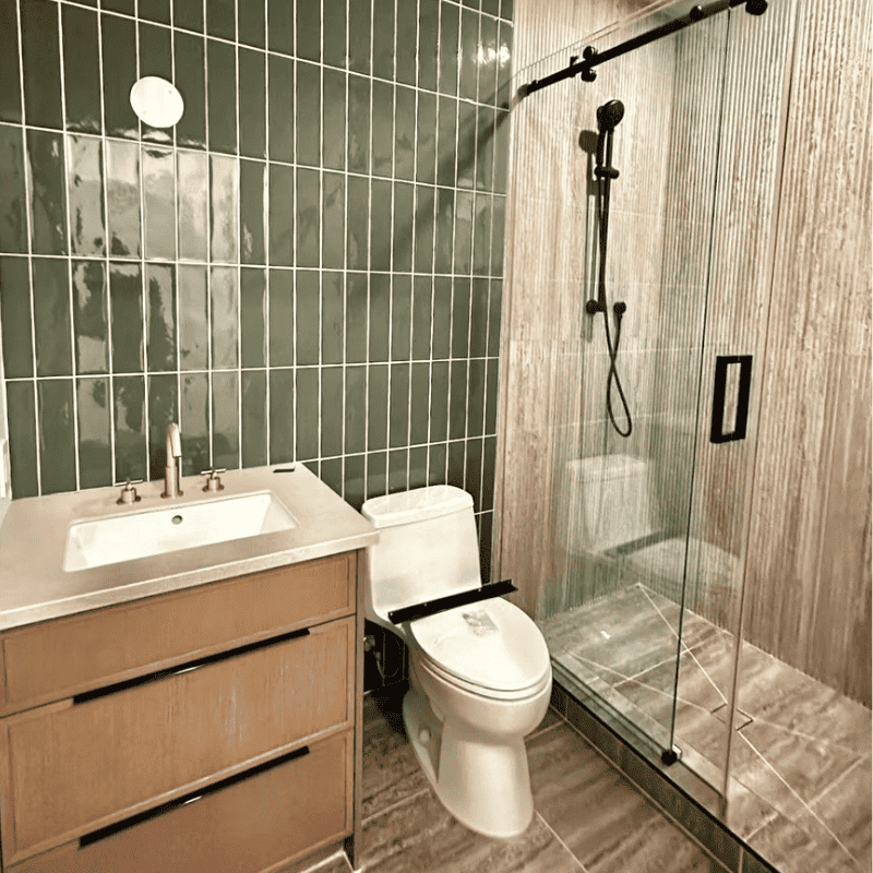 Tub to shower conversion by 3AP Construction