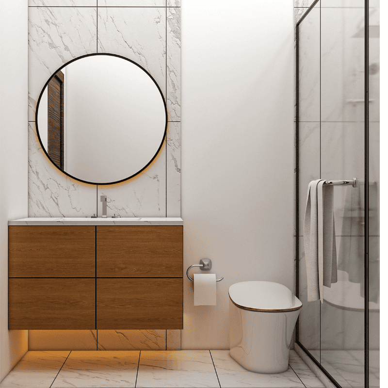 Custom home tile by 3AP Construction