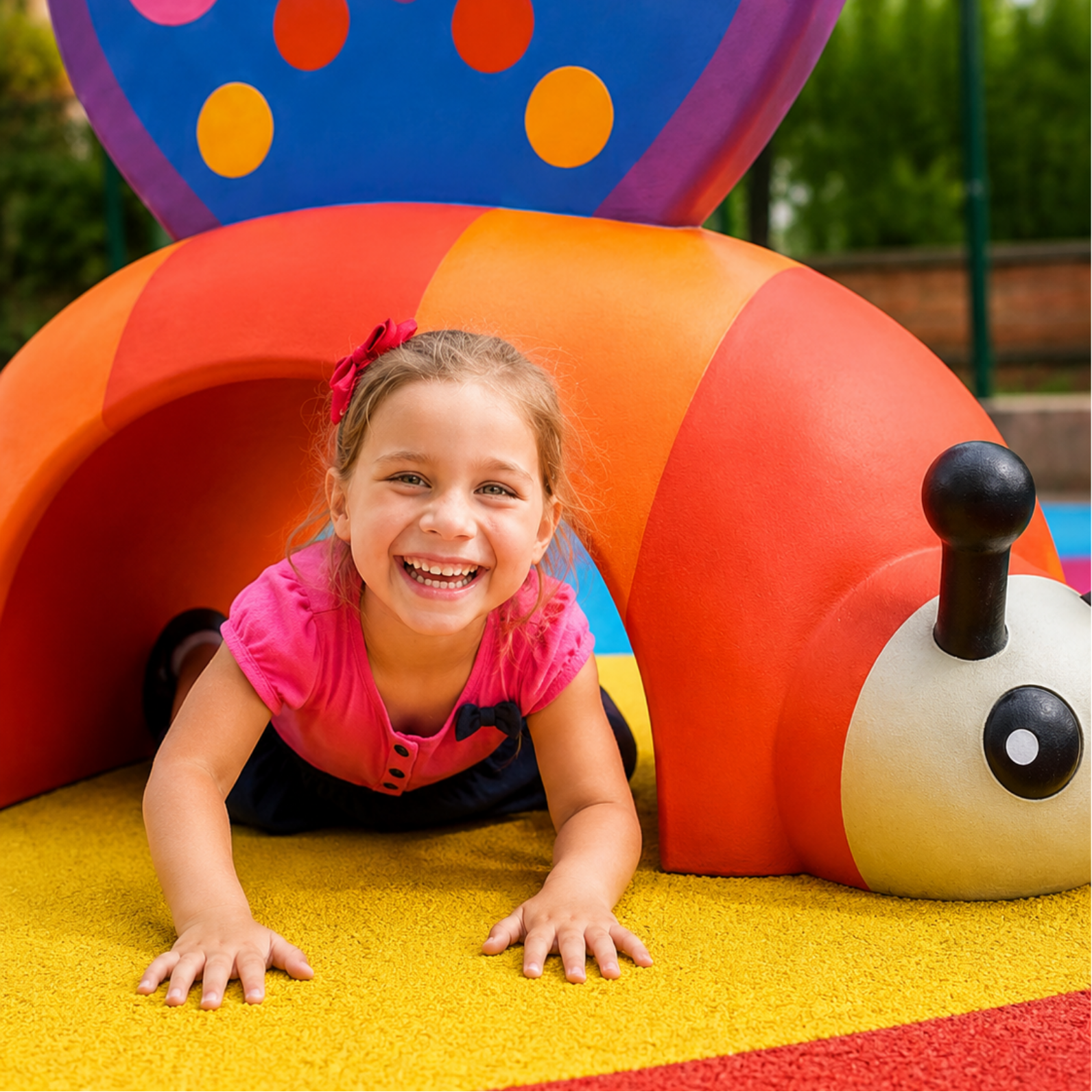 Esculturas 3D WiggleTodd em ambientes infantis