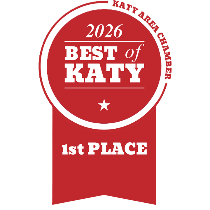 2026 Best of Katy first place award badge