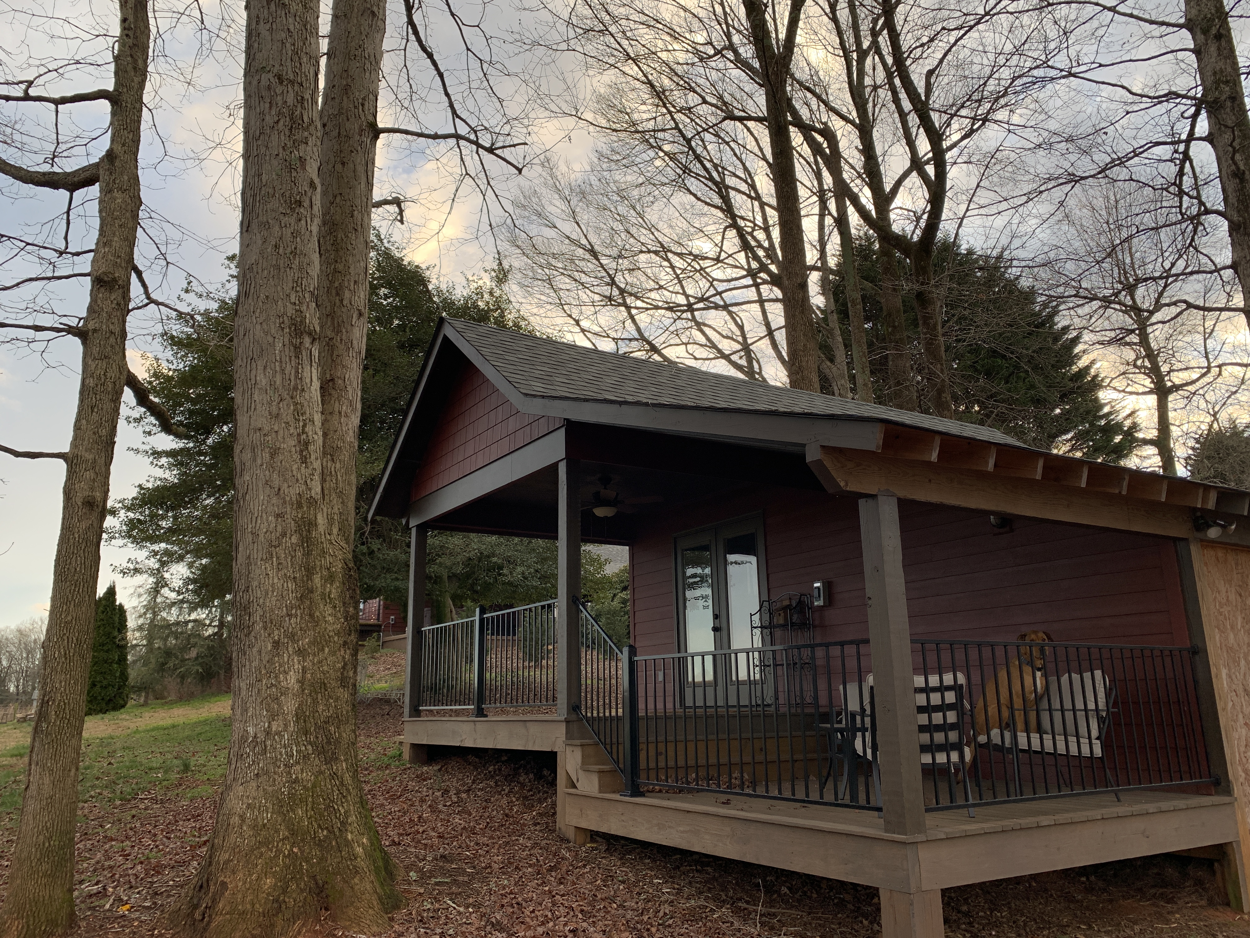 Vineyard Cabin near the CeNita tasting room in Cleveland, GA