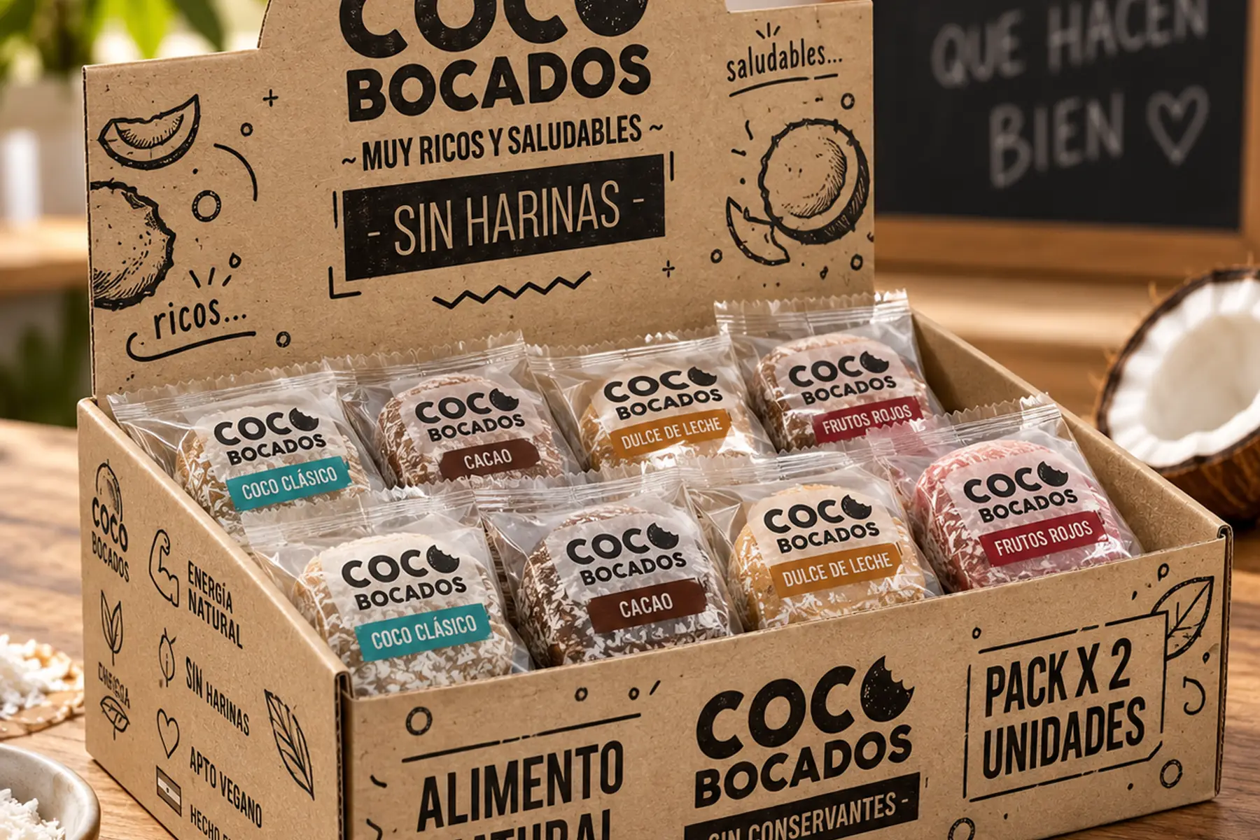 Exhibidor impreso a medida