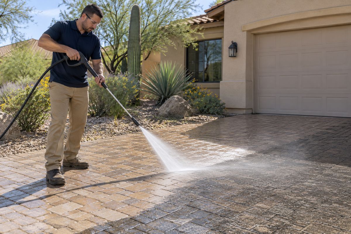 Power washing in Tucson, AZ