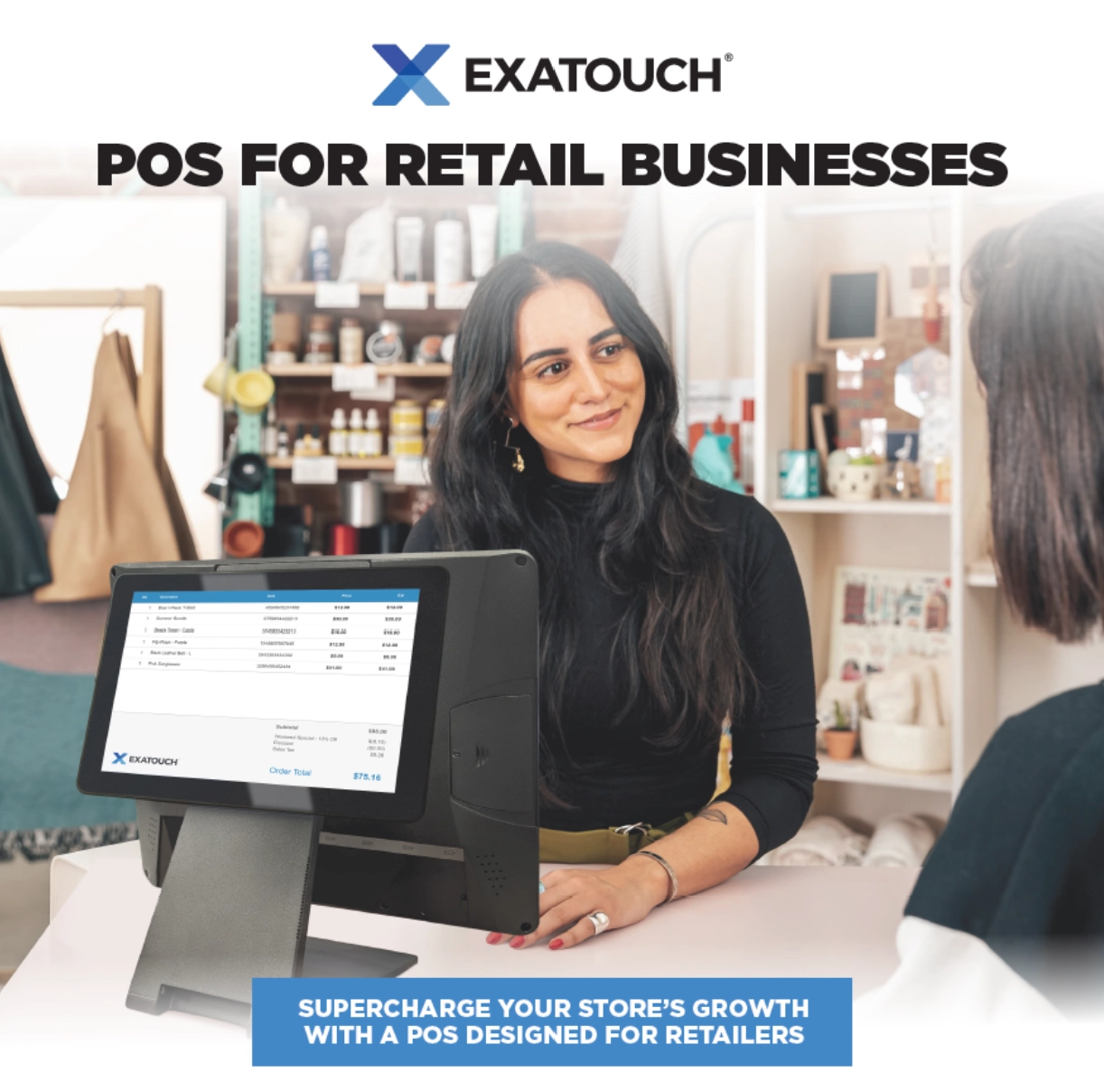 Exatouch POS for retail businesses