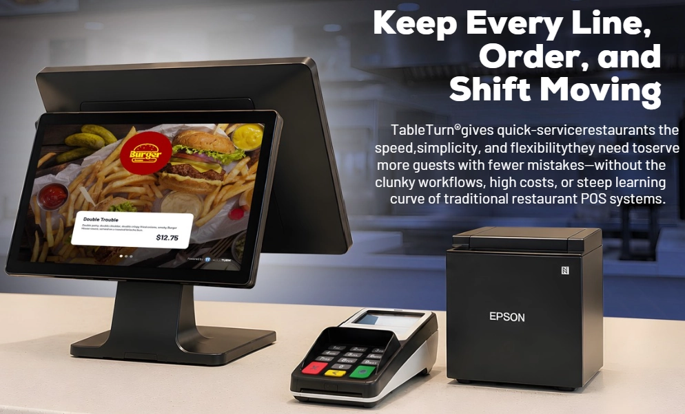 TableTurn POS for quick-service restaurants