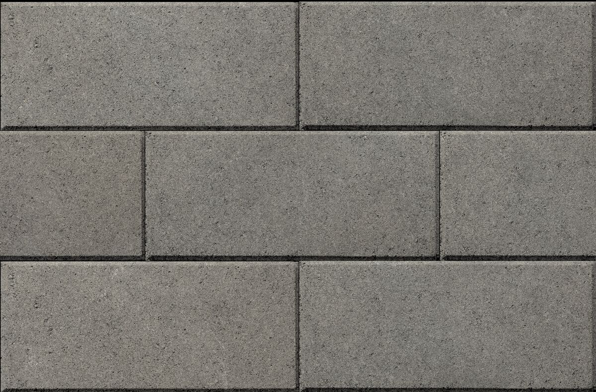 Diamond Pro Air Smooth retaining wall block in Anthracite by Belgard