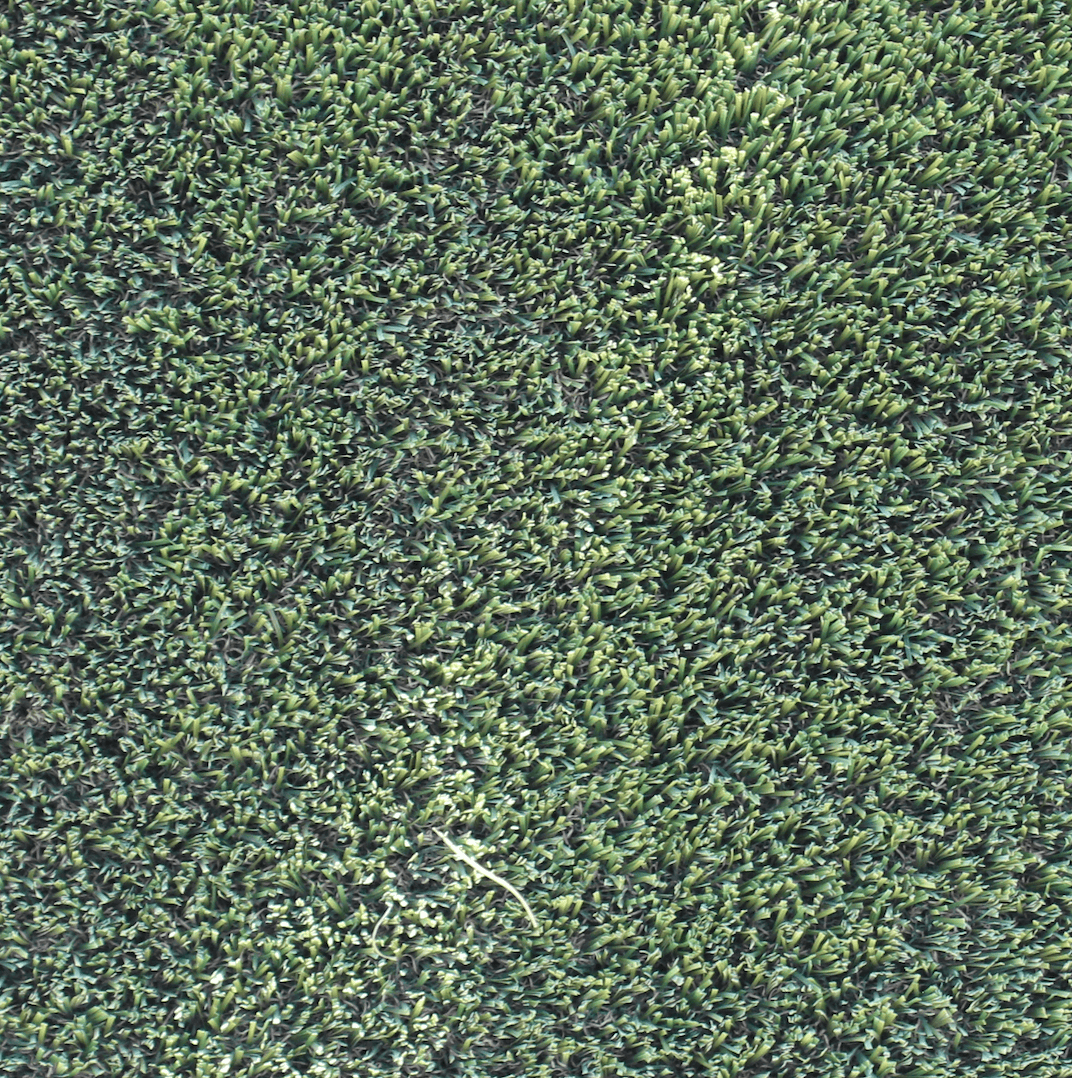 Sequoia synthetic lawn sample at Paradise Building Materials in Brentwood, CA