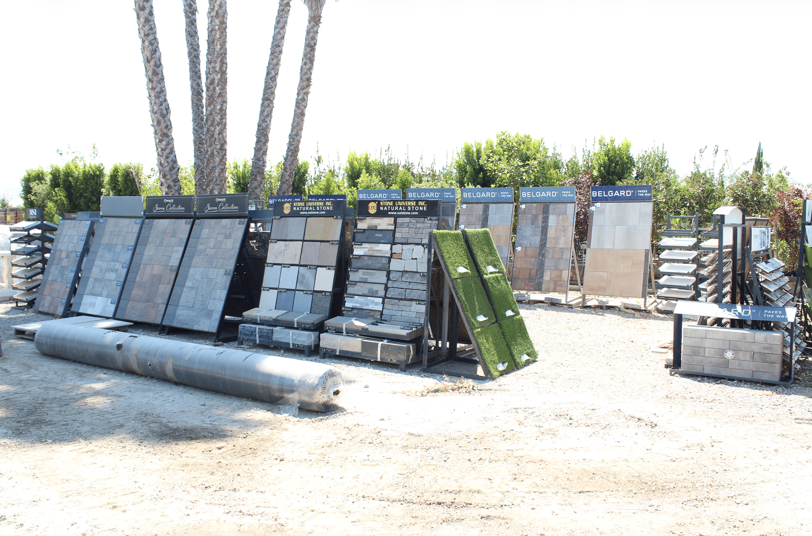 Paradise Building Materials yard in Brentwood, CA