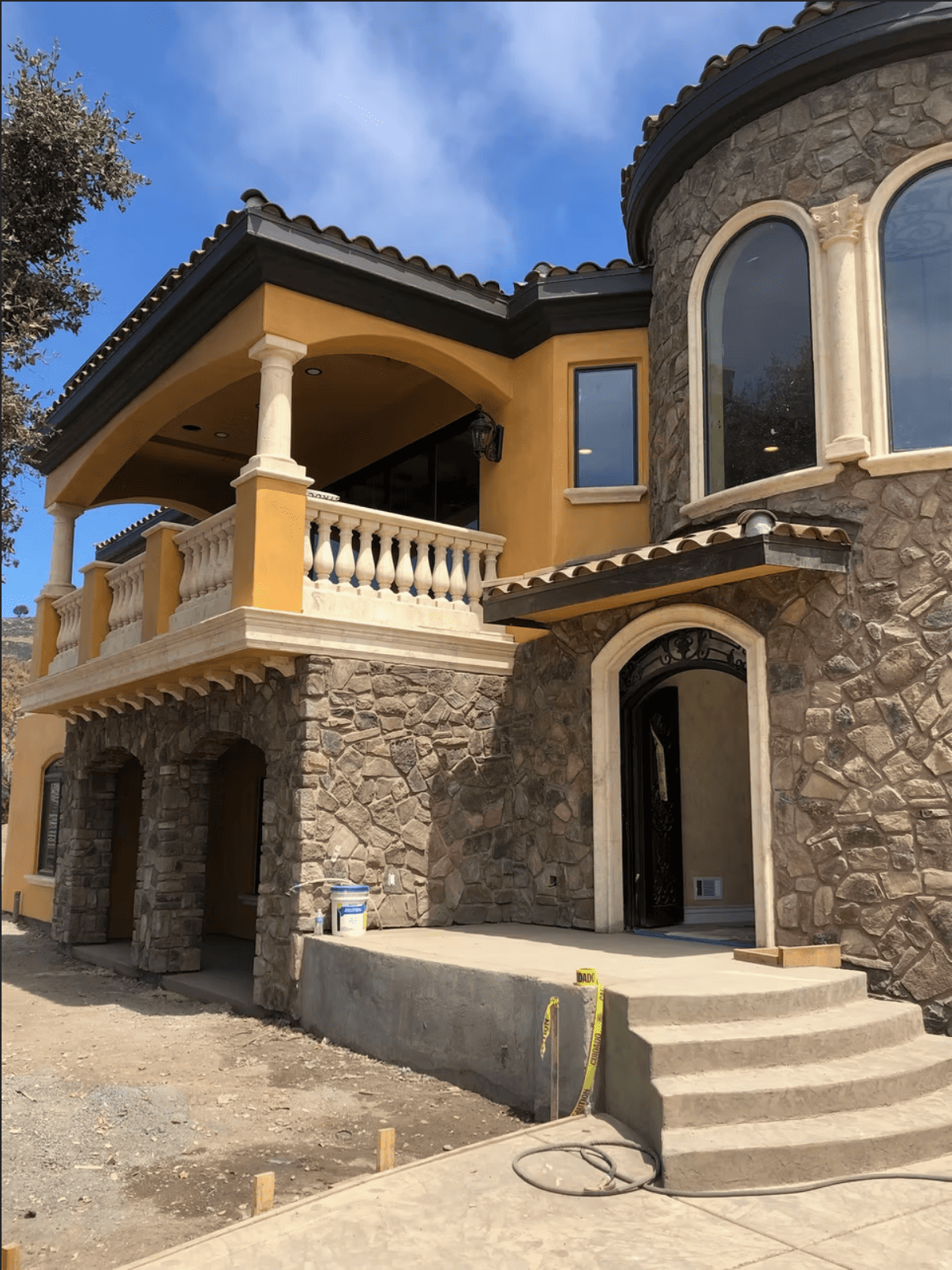 Custom architectural stone fabrication at Paradise Building Materials