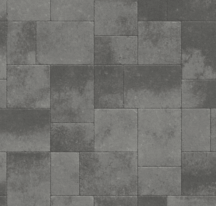 Gray/Charcoal — Belgard Antiqued Flat Top color option