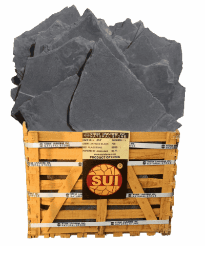 Antique Black — Stone Universe Flagstone color option