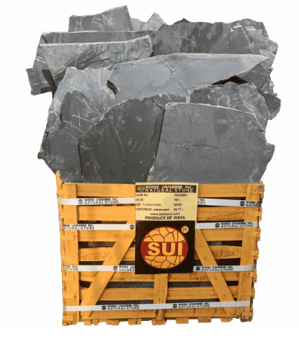 Black Slate — Stone Universe Flagstone color option
