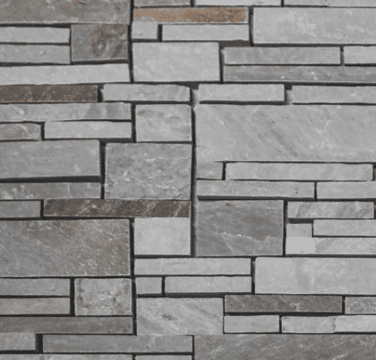 Thin Veneer Ashlar - Grey Mist Blend — Stone Universe Stone Veneer color option