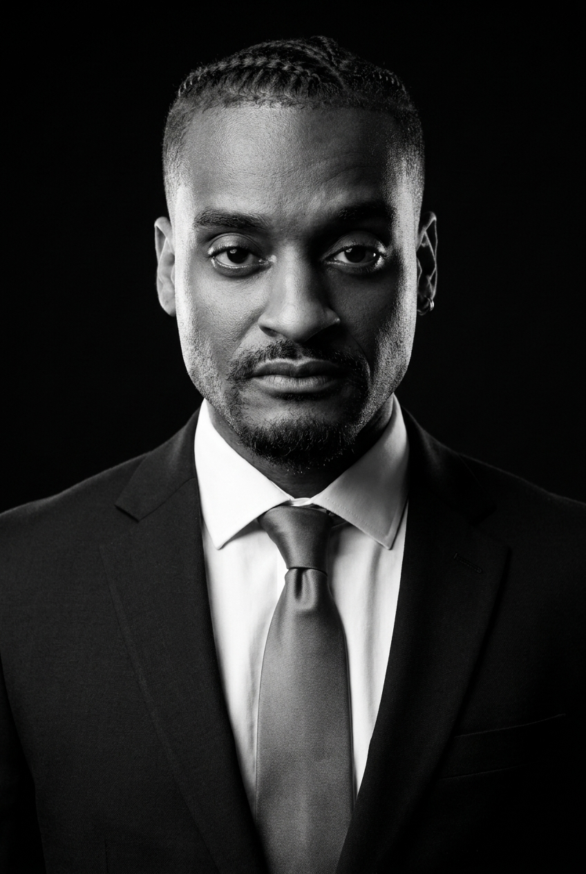 Ace Anderson posing for the concert campaign