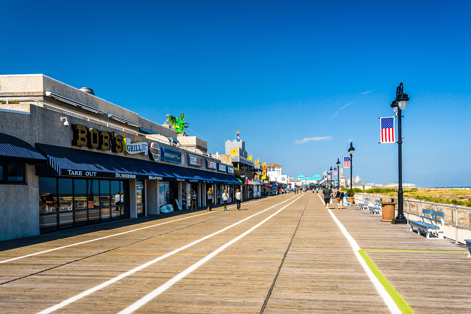 Ocean City boardwalk