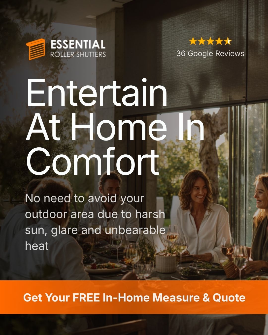 Essential Roller Blinds ad creative