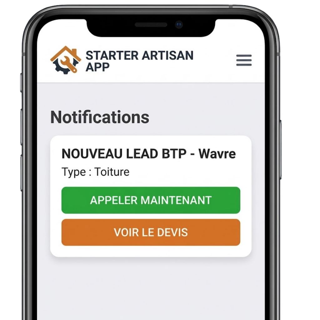 Starter Artisan App — Notifications leads