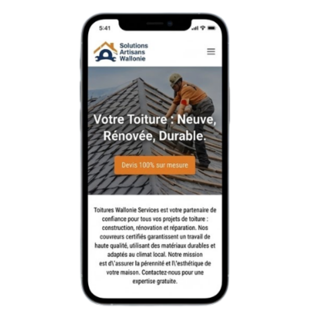Site web vitrine mobile-first