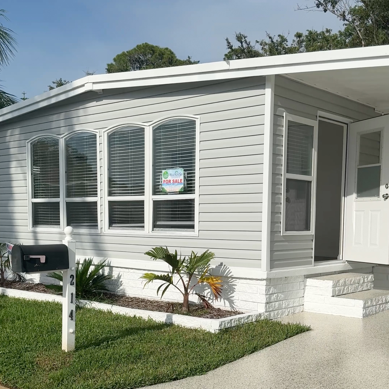 Covered lanai addition on a home in Lakeland, Florida