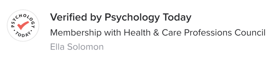Verified by Psychology Today