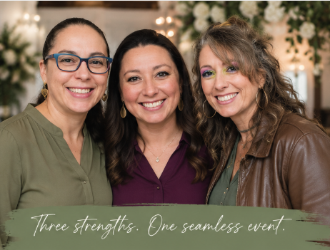 Elizabeth, Kathy, and Deanna of Just In Time Events