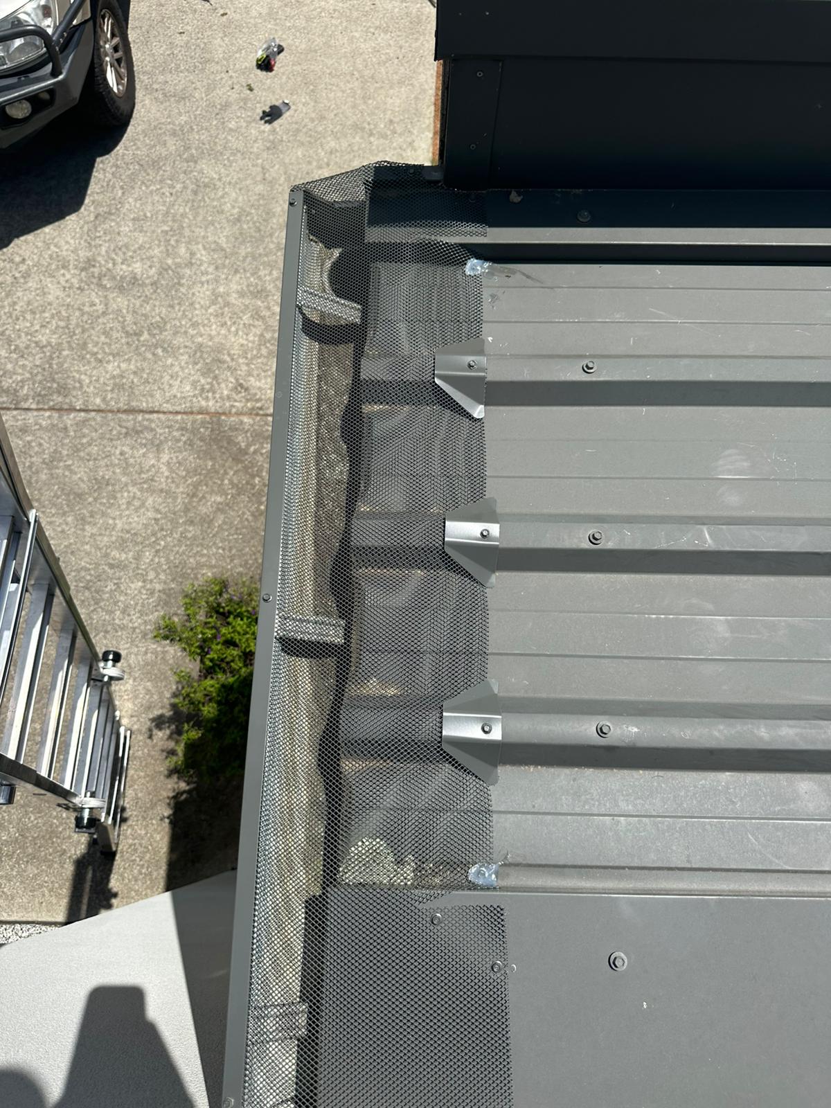 Woodland Grey Colorbond Roof Gutter Guard Installation