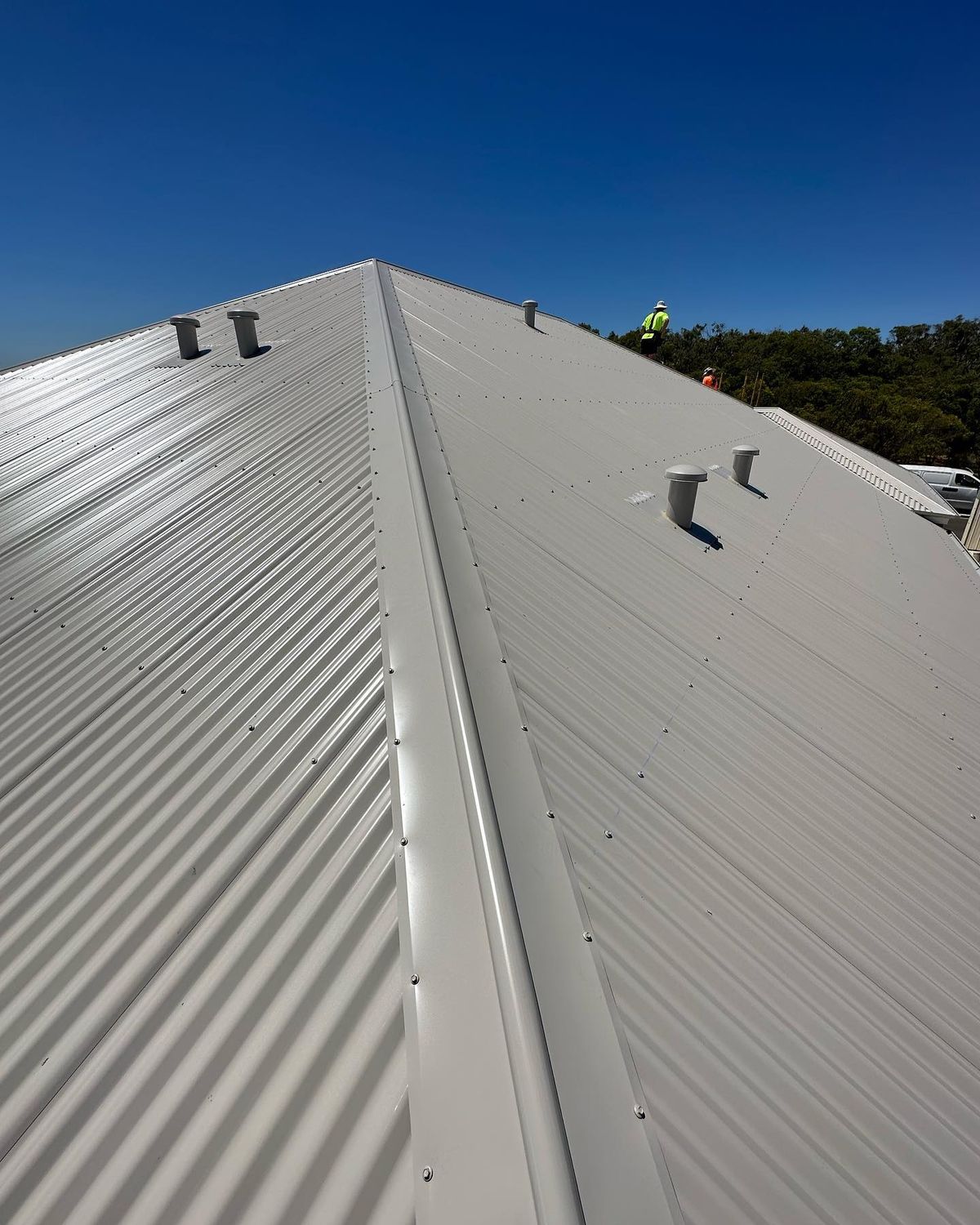 Dune Colorbond Roof Gutter Guard Installation