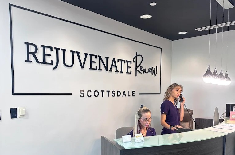 Rejuvenate Renew staff and front desk in Scottsdale