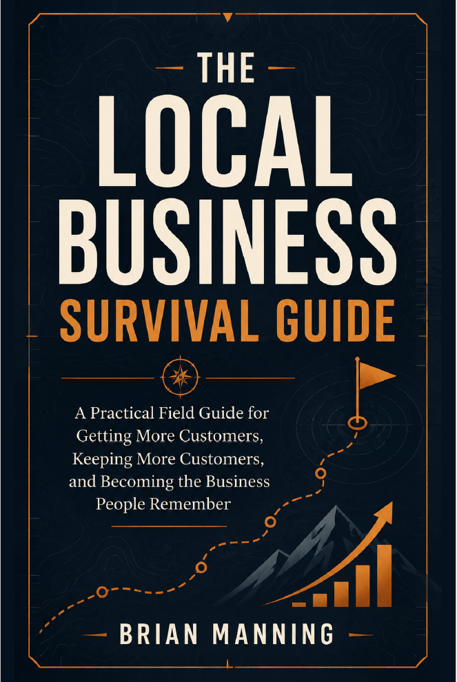 The Local Business Survival Guide book cover by Brian Manning