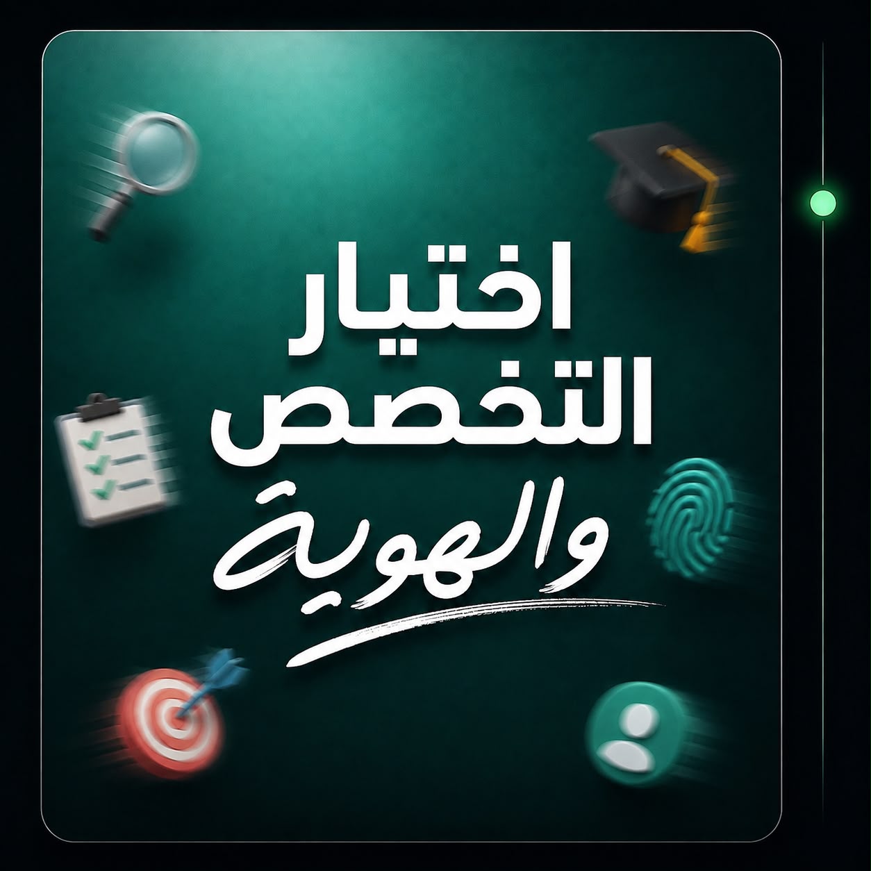 اختيار التخصص والهوية