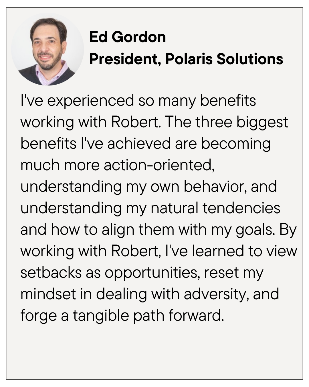 Verified client feedback from a technology leader