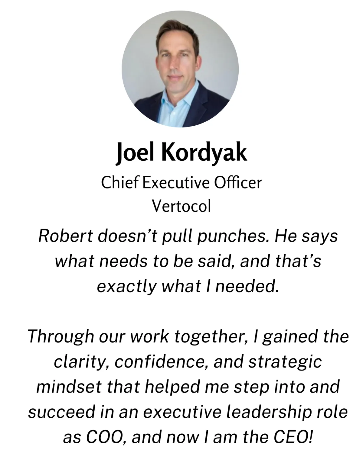 Verified client feedback from a technology leader