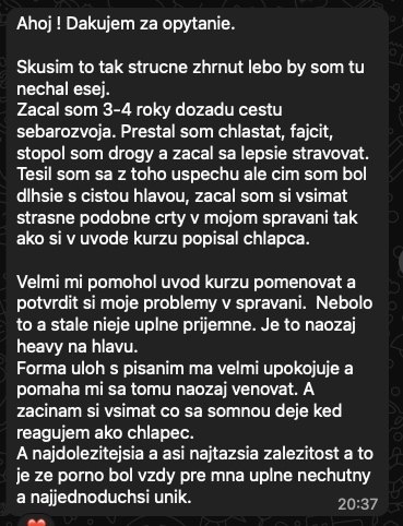 Recenzia muža po kurze Cesta autonómneho muža