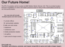 Floor plan for the BIPOC Nonprofit Development Center