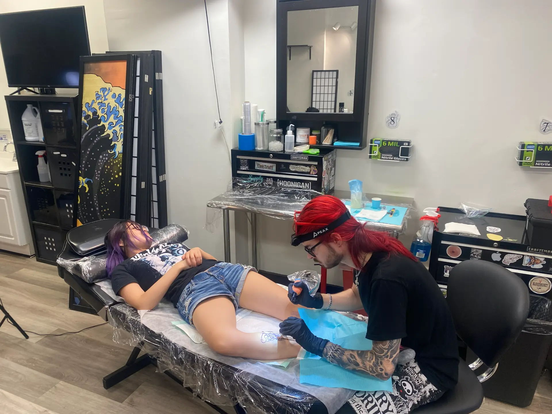 Inside a real Ink Different tattoo studio