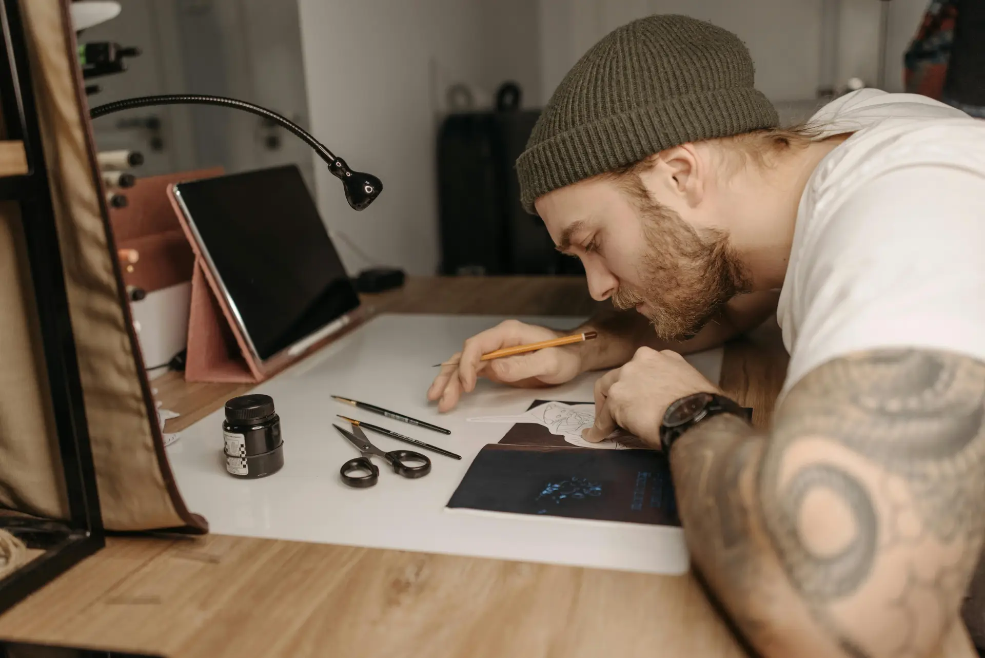 Daily operations inside an Ink Different tattoo studio