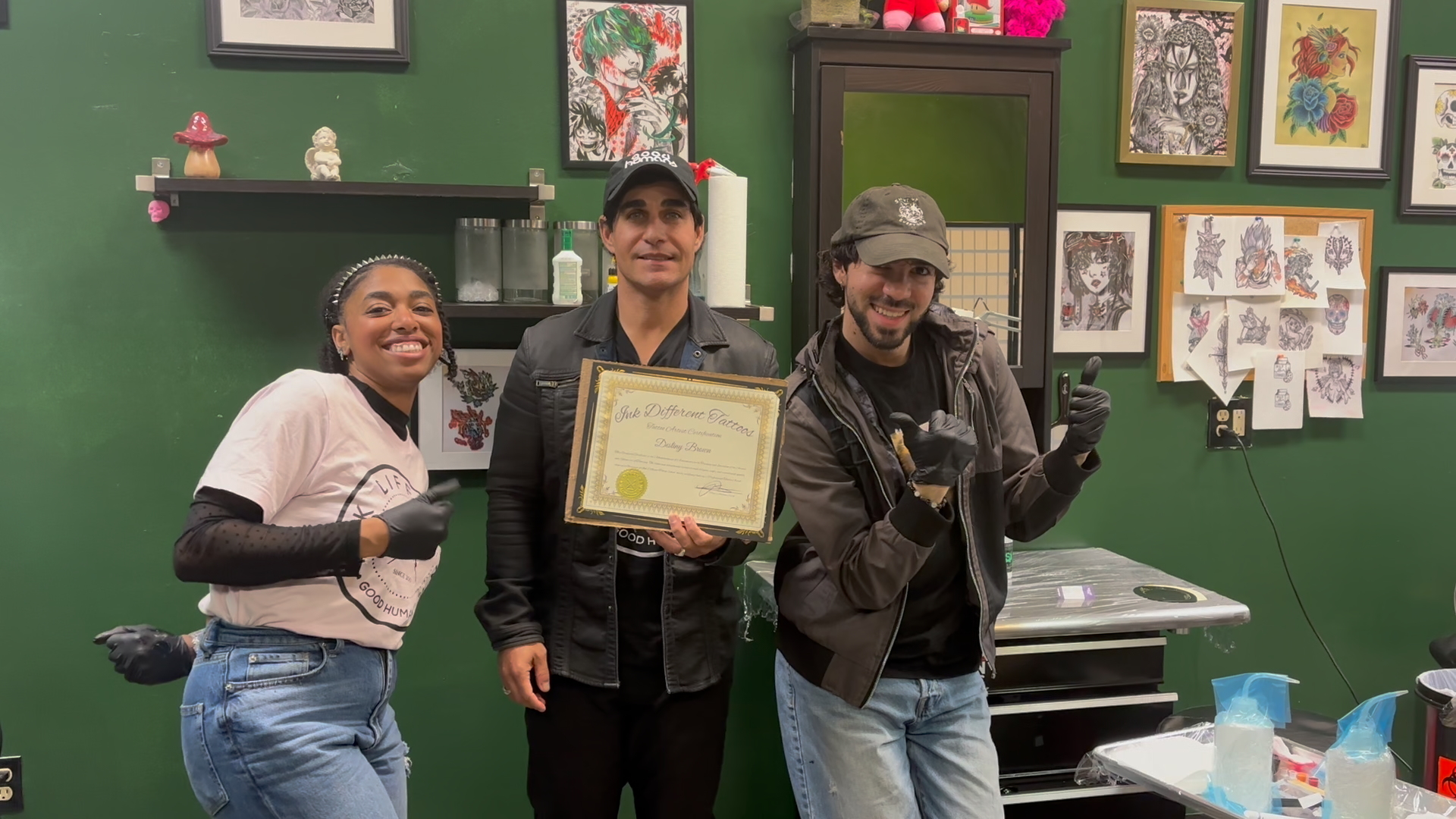 Ink Different apprenticeship graduate