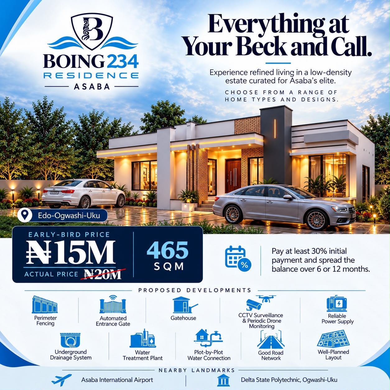 Boing 234 Residence — Flagship gated community