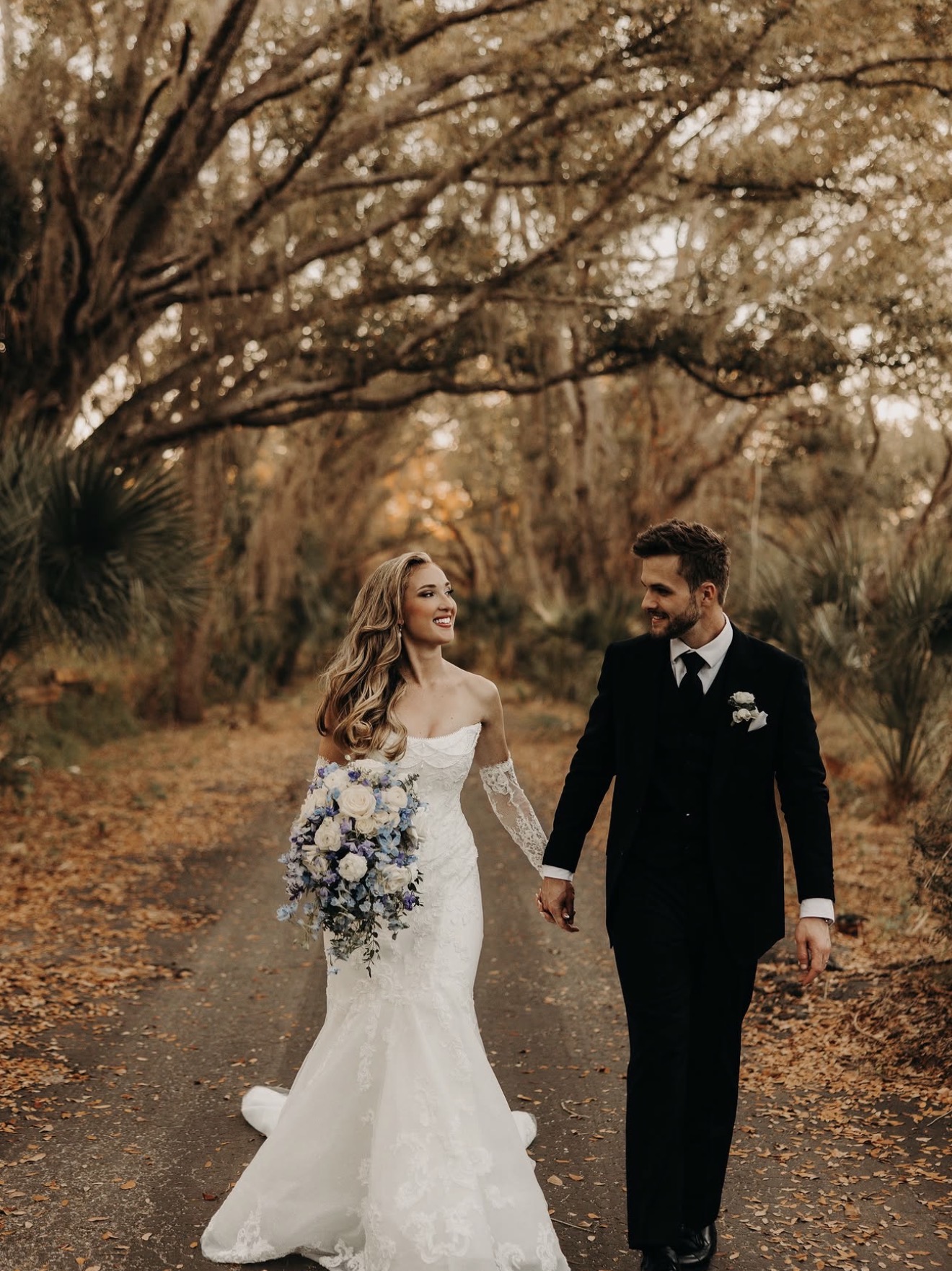 Wedding couple with bridal hair and makeup by City Lights Beauty Agency