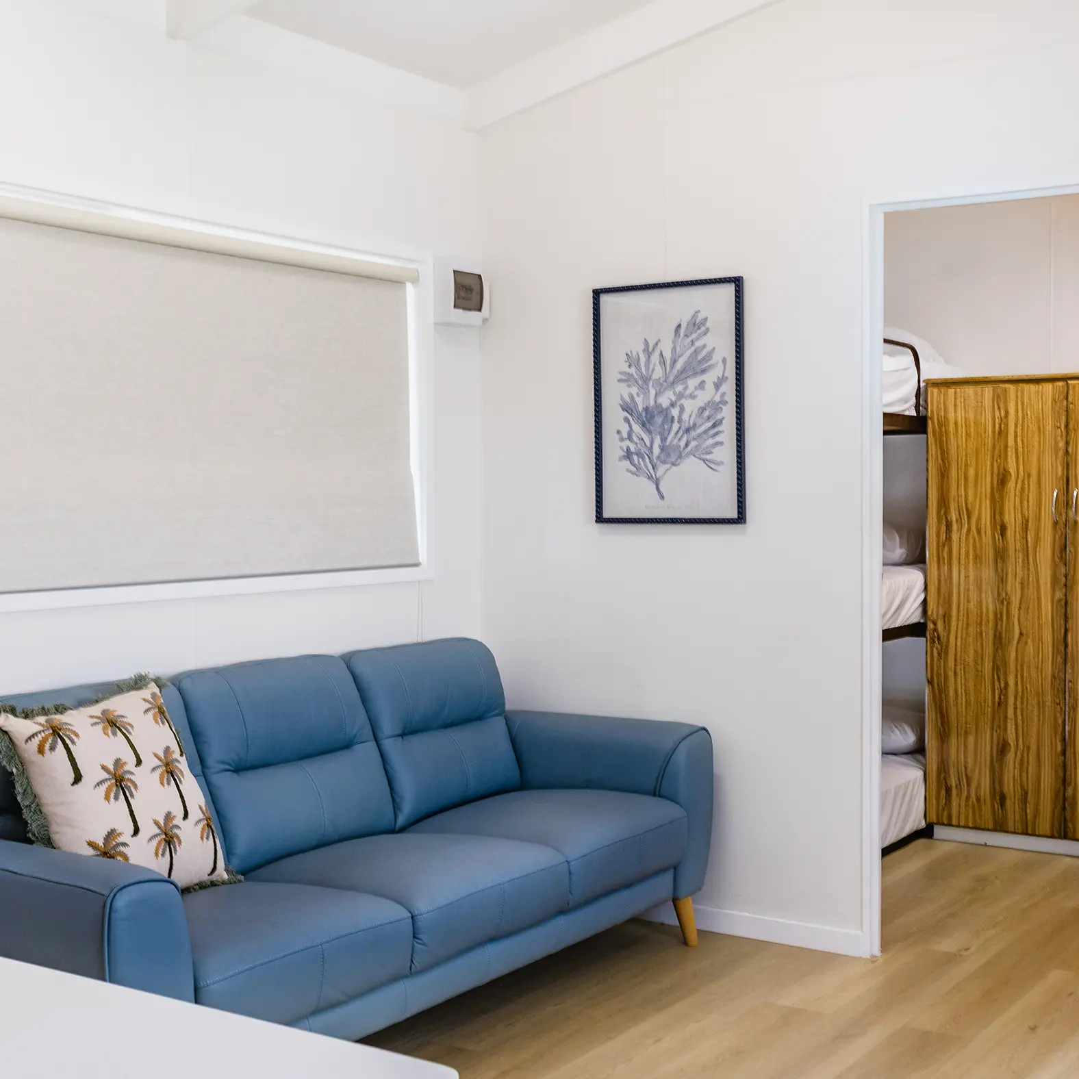 Budget riverfront cabin Nambucca Heads double bedroom