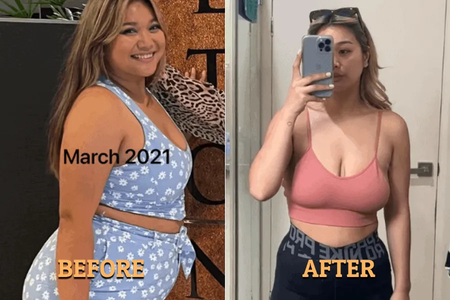 Weight Loss Transformation - Lost 61 lbs