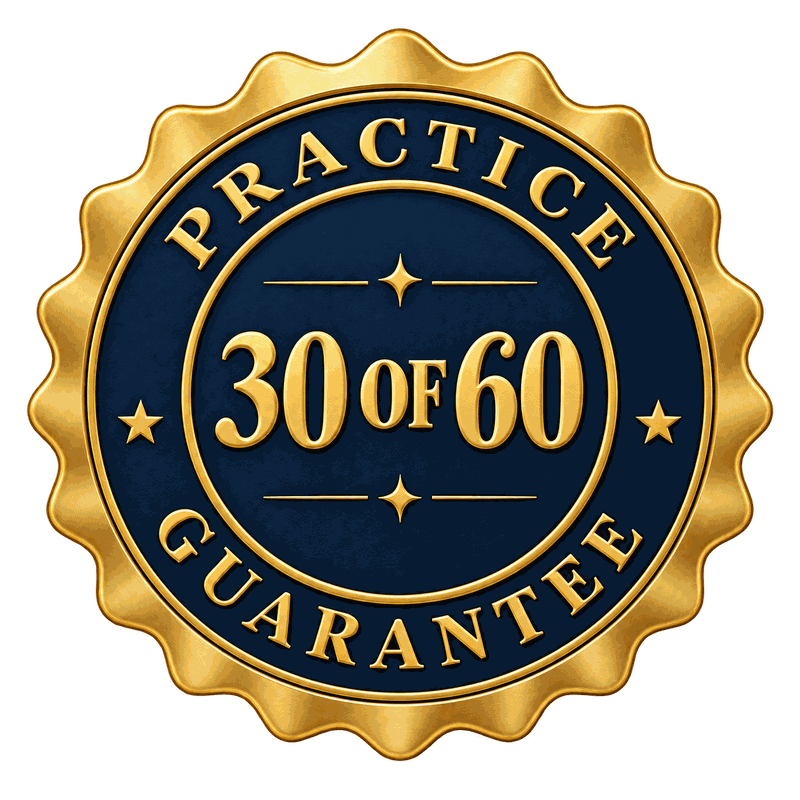 Practice Guarantee seal