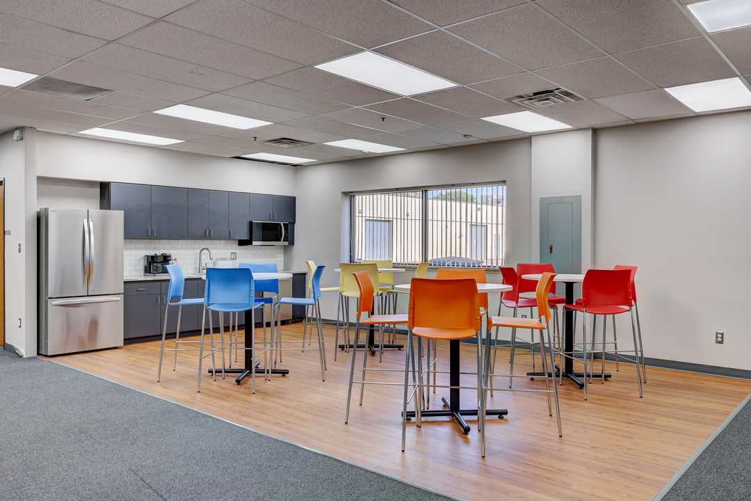 Refreshment area connected to the event space