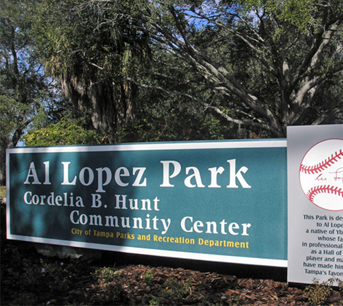 Al Lopez Park Tampa Walking Route