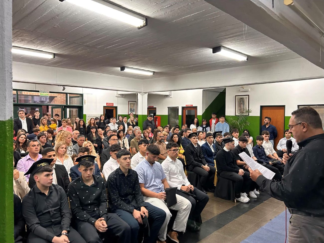 Colación de egresados en el Instituto Madero